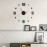 Simple Large Luminous Mute Clock Three-dimensional Digital Wall Clock For Living Room Bedroom Digital Wall Sticker Clock